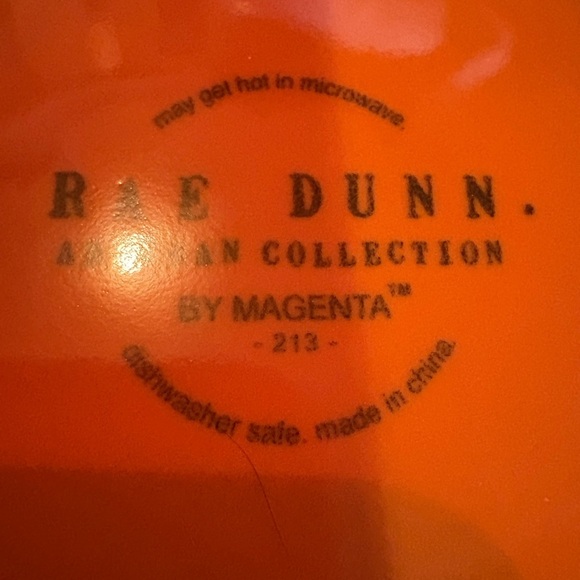 Rae Dunn Iridescent Orange CANDY COMA Bowl - Picture 2 of 3